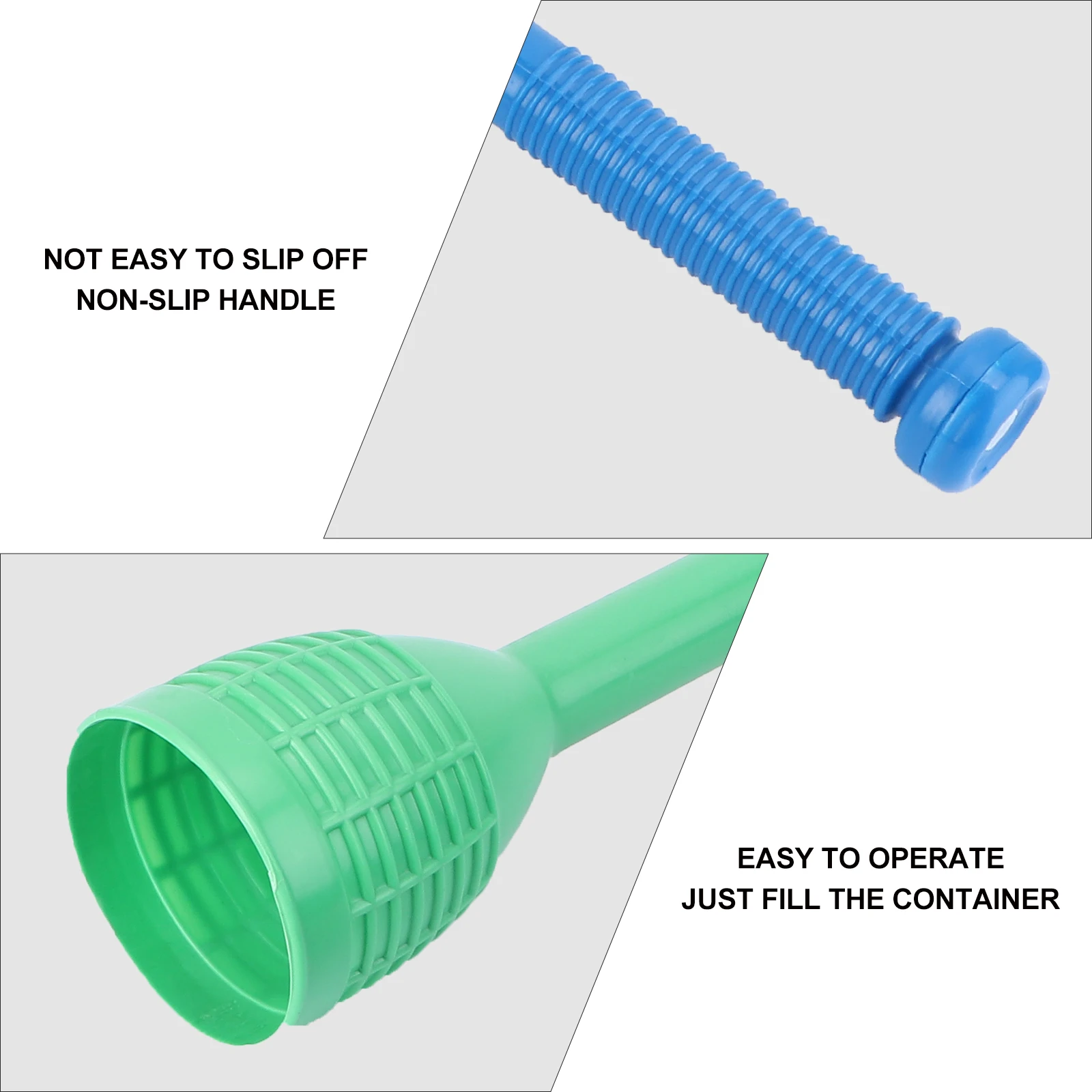 2pcs Snow Ball Thrower Long Handle Pp Non-Slip Grip Outdoor Winter For Kids Family Launcher Pool Water Play Tool