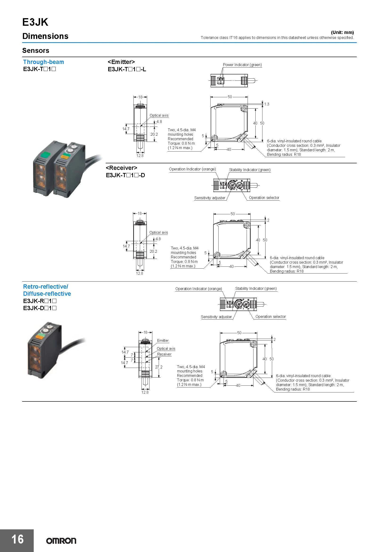 OMRON Authentischer Original-Photoelektrischer Sensorschalter E3JK-Serie - DN11 DN12 DP11 DP12 DR11 RN11 RN12 RP11 RP12 RR11 TR11 TP12 – Detail 15