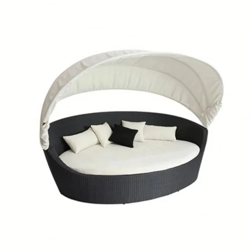 Modern style aluminum frame lounge chair Outdoor dining furniture Sun pool side lounge chair Park use Eco-friendly
