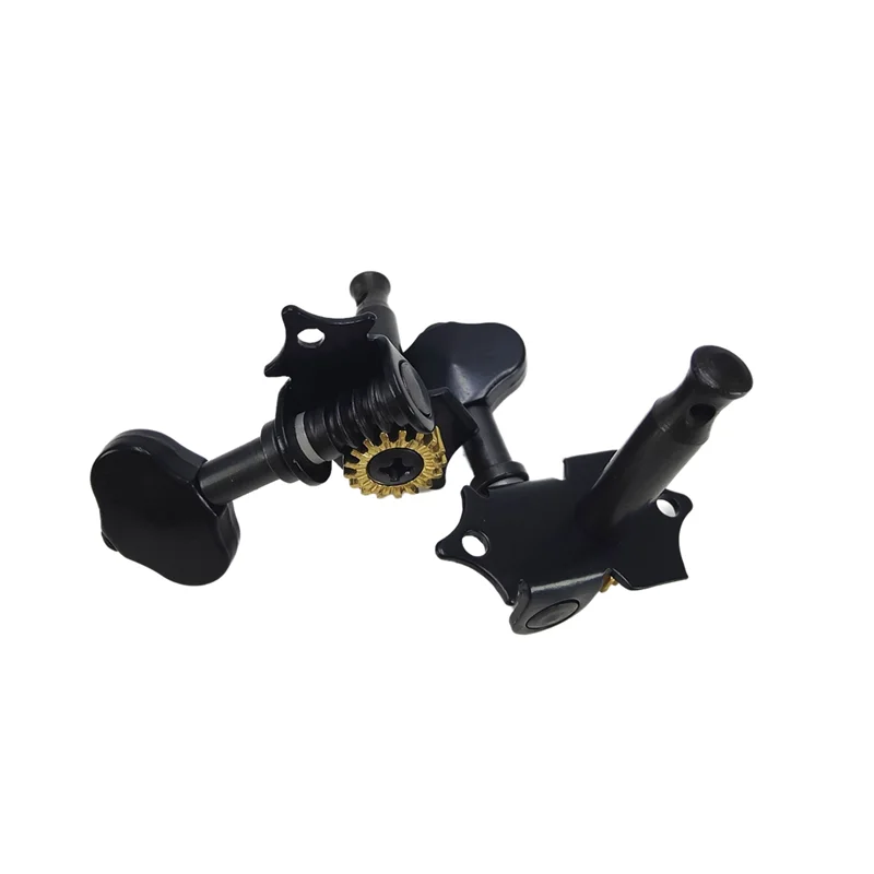 ABLB-Kit de clavijas de afinación de cuerdas de guitarra acústica con virola de tornillo, afinadores universales, accesorios estándar de afinación abierta