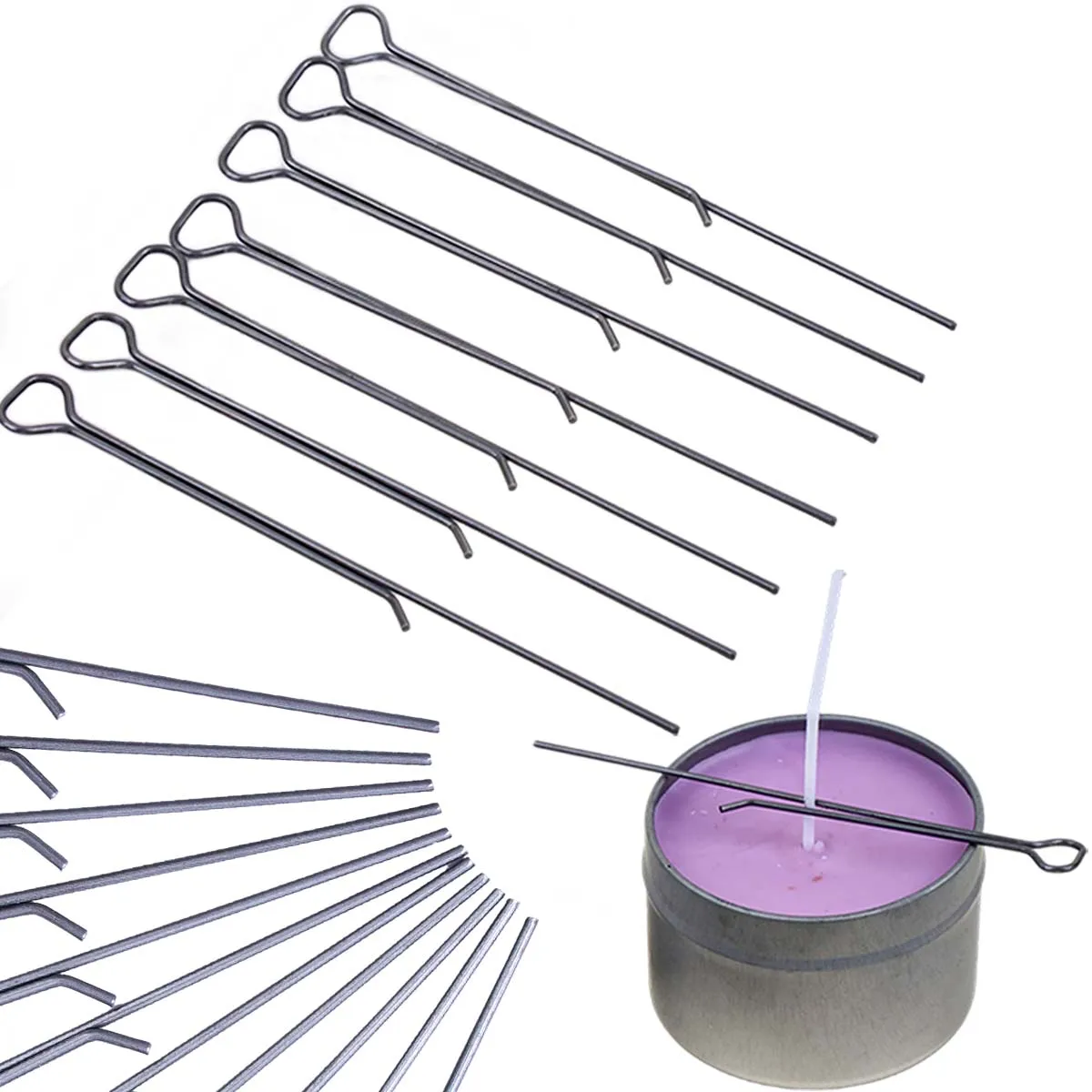 5/10 قطعة شمعة الفتيل أصحاب كليب عدة DIY الفتيل توسيط جهاز المثبت أصحاب الفولاذ المقاوم للصدأ الشموع صنع أدوات الإمدادات #1