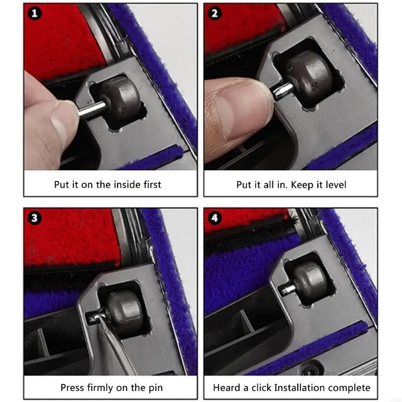 Ruota U0DE Ruota e ruota del suolo Sostituzione per set ruote per DC58 DC59 DC62 DC74 V10