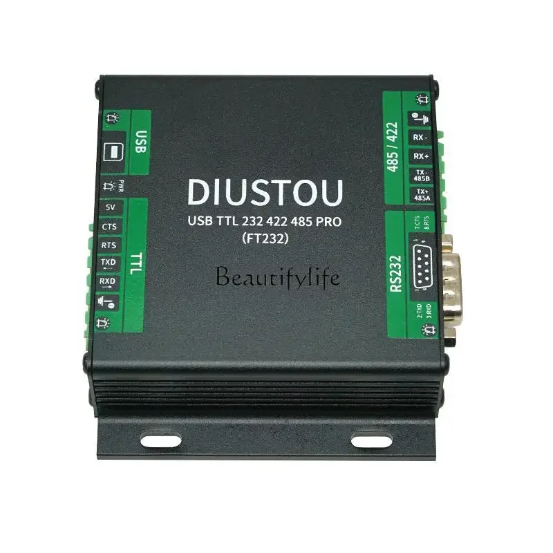 USB/TTL/RS232/422/485 Interchange Communication with Isolated Industrial Serial Port Module