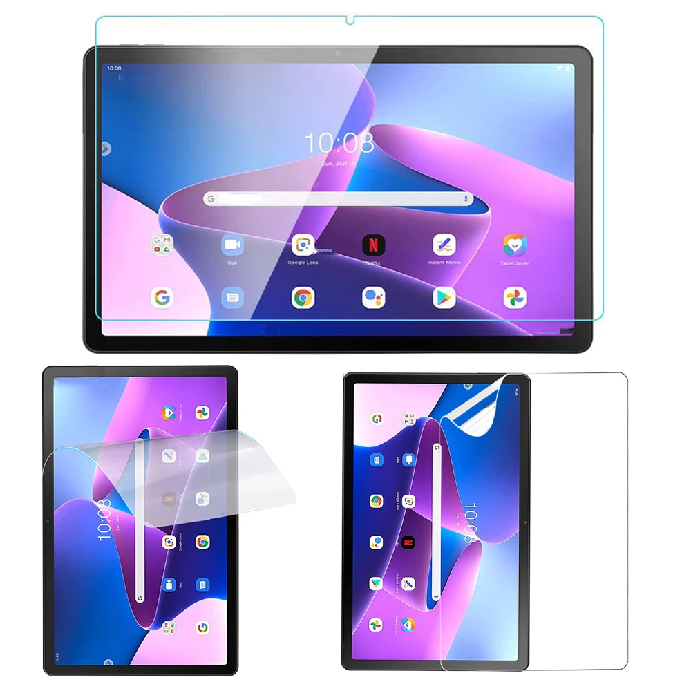 3Pcs Screen Protector for Lenovo Tab P11 Pro M10 FHD Plus 2nd 3rd Gen M10 HD 10.1 10.3 10.6 11.5 Tempered Glass Paper Like Film