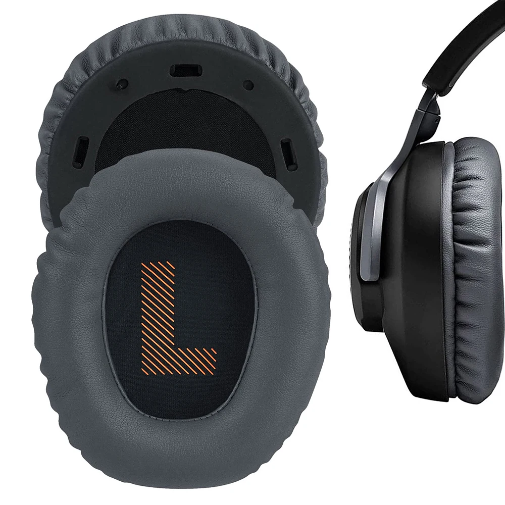 JBL-Oreillettes de remplacement pour casque sans fil Quactus 100 Q100, coussinets normalisés pour l'oreille, coussins, 10000 ensembles de sauna en cuir