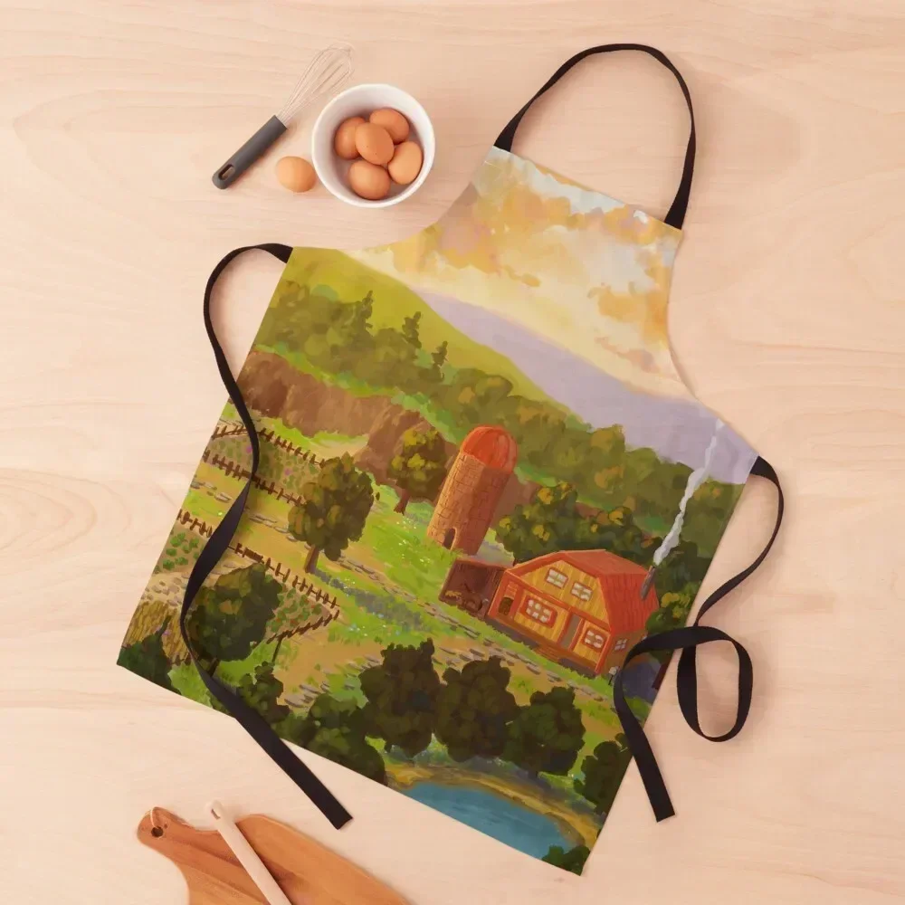

Stardew Valley - Indie Game Apron Women's Dress House Things For Home And Kitchen chef for man Things For Home And Kitchen Apron
