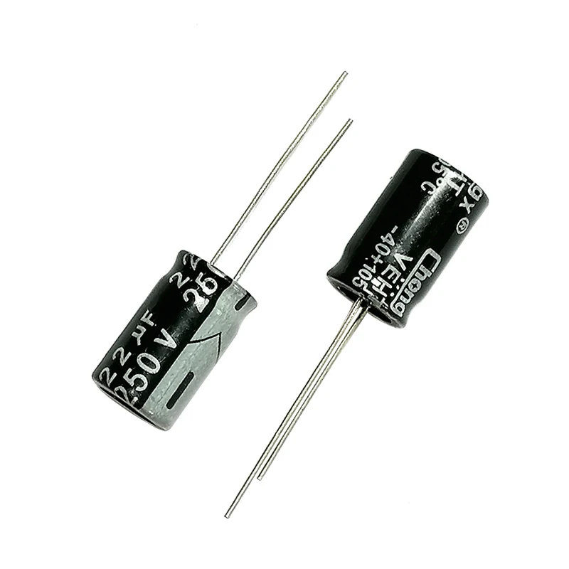 250V22uf 10x16mm Aluminum Electrolytic Capacitor 22uf250v 250v22mf 22mf250v 250v22MFD 250vdc 250wv 250v 22uf  33uf 47uf 68uf