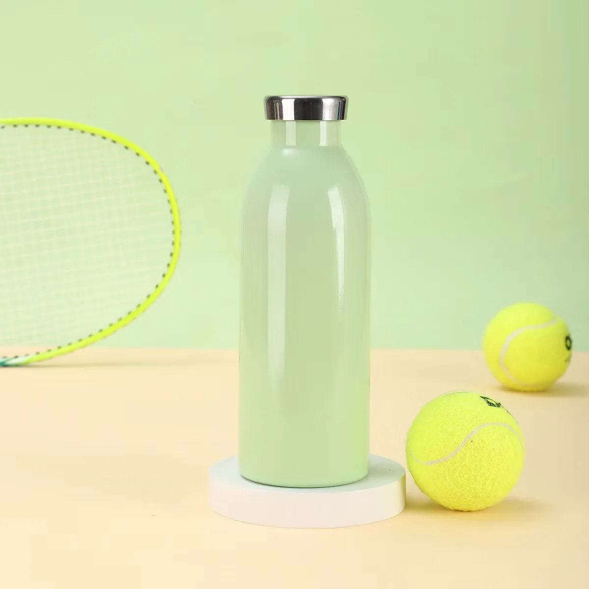 500ML Stainless Steel Insulated Sport Water Cup Large Capacity Portable Cooling Car Business Use Water Bottle,customizable