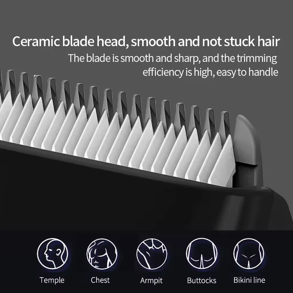 WAIKIL New Multi functional Hair Trimmer Professional Men's Oil Head Sculpture Scissor Charging Electric Waterproof Hair Trimmer