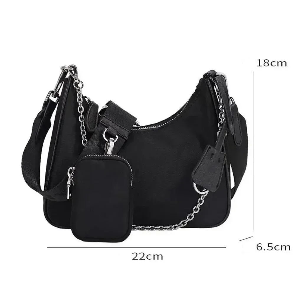 Women Bag 2024 Trend Nylon Messenger Handbag Luxury Brand Crossbody Bags Ladies High Quality Shoulder Bag Purses for Women