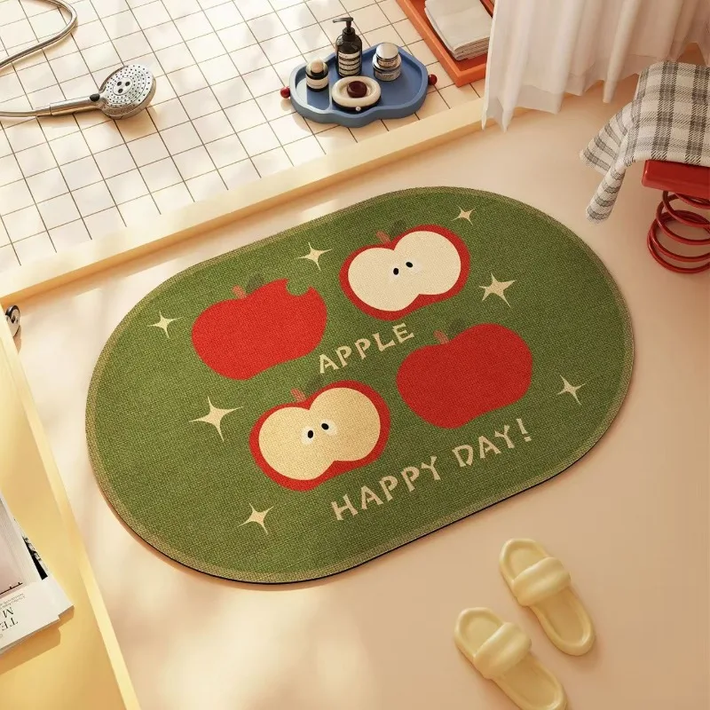 Bathroom absorbent diatom mud toilet  doormat toilet toilet floor mat toilet carpet