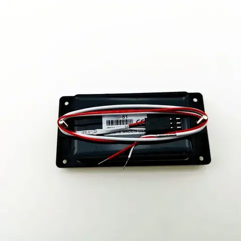 QX Music Store Humbucker Elgitarrpickuper Set Hals Och Stall Aktiv 9V Batteri Strömförsörjning - Helt Nytt i Lager 8 best sales aktiv upphämtning - №3