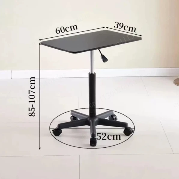 Pulley Mobile Small Table Standing Table Lifting Small Bedside Table Laptop Office Desk