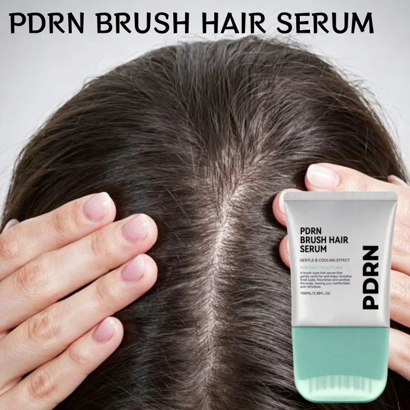 PDRN Scalp Repair Serum reinigt die Kopfhaut gründlich, pflegt geschädigtes Haar, Essenz, tragbare Bürste, Kopfhautserum, erfrischend und beruhigend – Detail 15