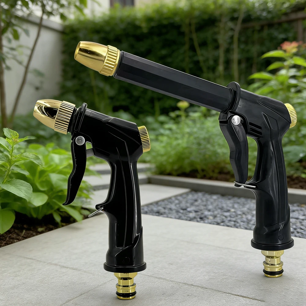 Tragbare Hochdruck-Wasserpistole für die Autowäsche, Gartenbewässerung, Schlauchdüse, Sprinkler, Schaumwasserpistole, Großhandel ﻿