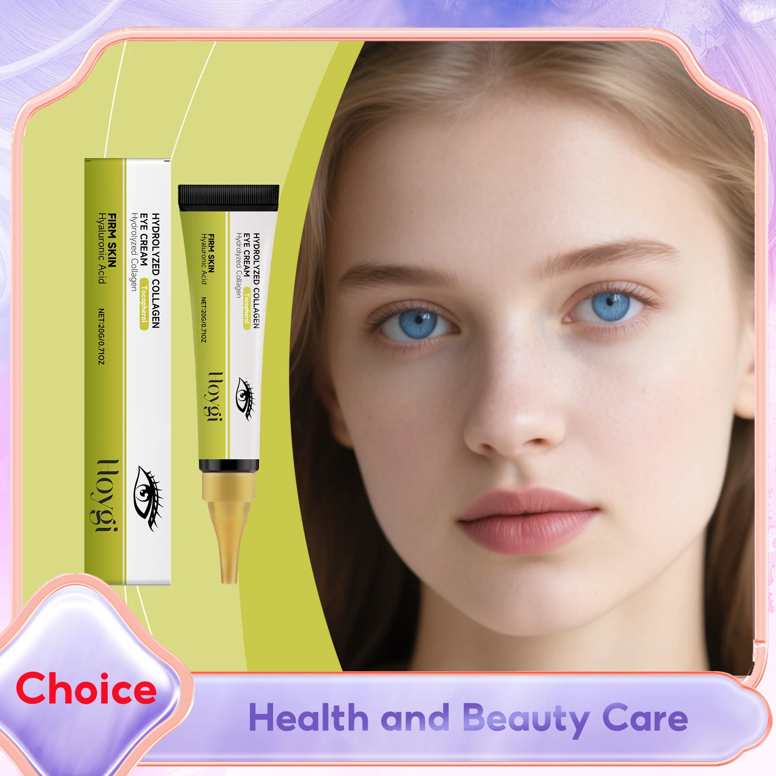 Crema reafirmante para ojos, ácido hialurónico, Retinol, pieles hidratantes, mejora la ojeras, suaviza las arrugas, productos para el cuidado de los ojos