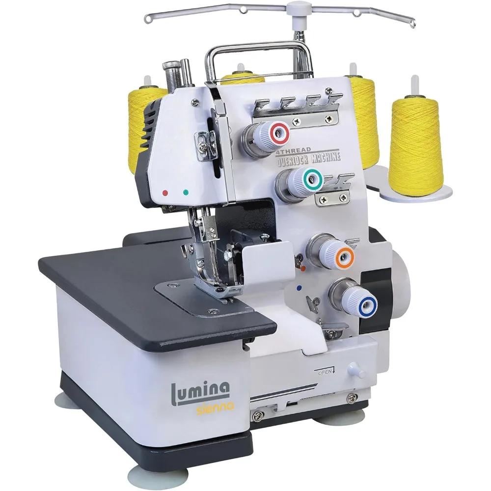 

Sienna Serger Sewing Machine - Industrial Grade Sergers & Overlock Machines with Durable Metal Frame, 3-4 Serger Thread