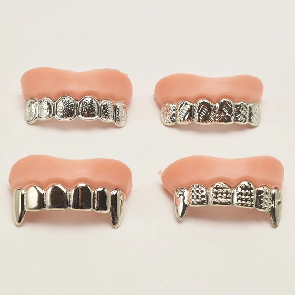 

Halloween Decorative Simulated Fake Teeth Fake Zombie Teeth Funny Fake False Teeth