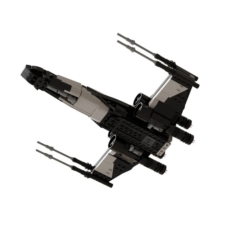 578 PCS Space War Partisan T65b Starfighter 20 Update MOC Customize Modular Building Block Popular Model DIY Holiday Toy Gifts