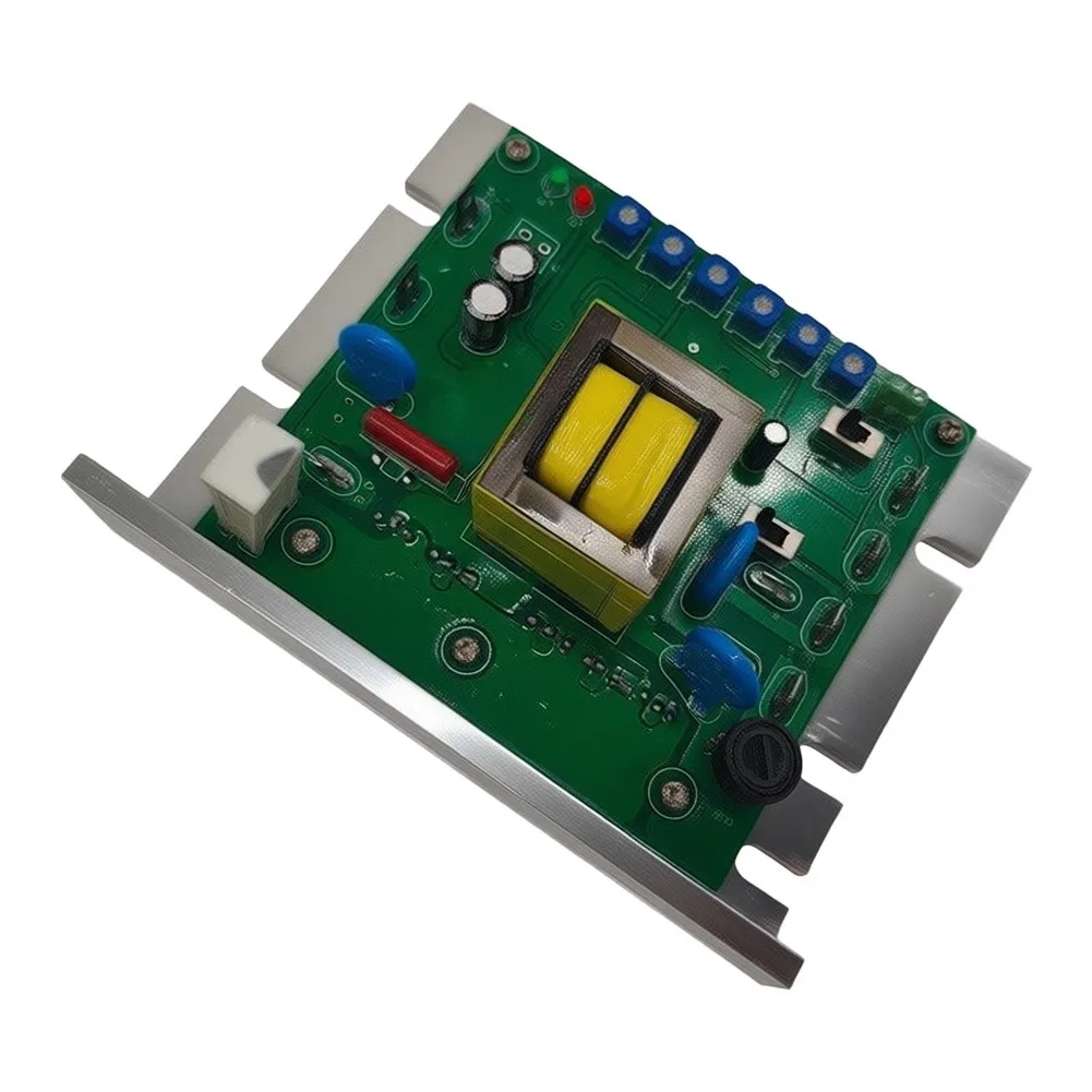 Brushed DC Motor Driver 750W for 1HP Applications Adjustable Voltage Range 0-220V DC 10A Output AC 220V Input Size 122x103