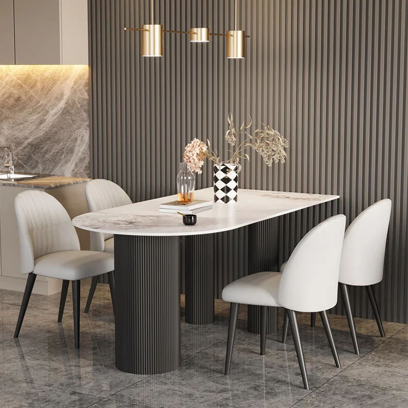 Creative Cheap Dining Table Chinese Aesthetic Modern Modern Cute Dining Table Room Decor Mesas De Jantar Space Saving Furniture
