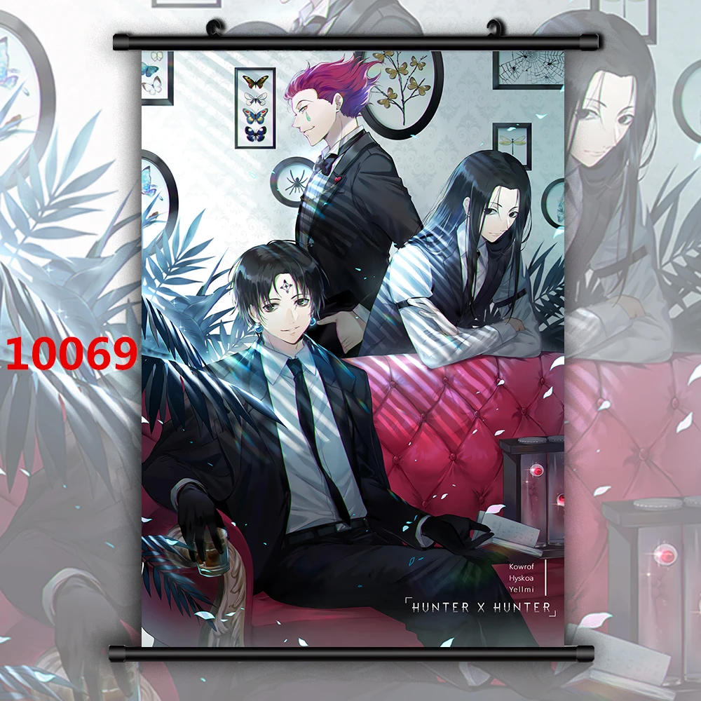 Wall Art HUNTER X HUNTER Phantom Troupe Hisoka Chrollo Lucifer Feitan Shizuku Anime Canvas Panting HD Print Poster Home Decor