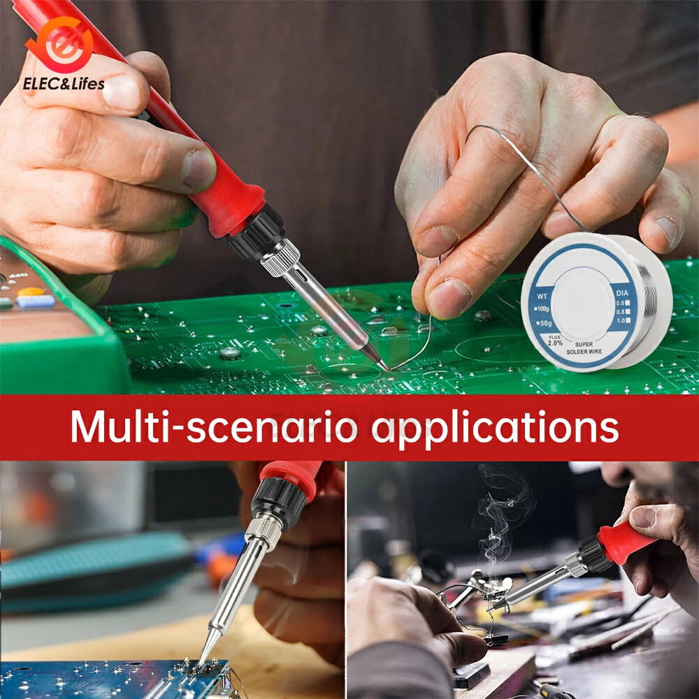 

Electric Soldering Iron 80W Professional LED Digital Display Adjustable Temperature Portable Kit Welding Solder Repair 110V/220V