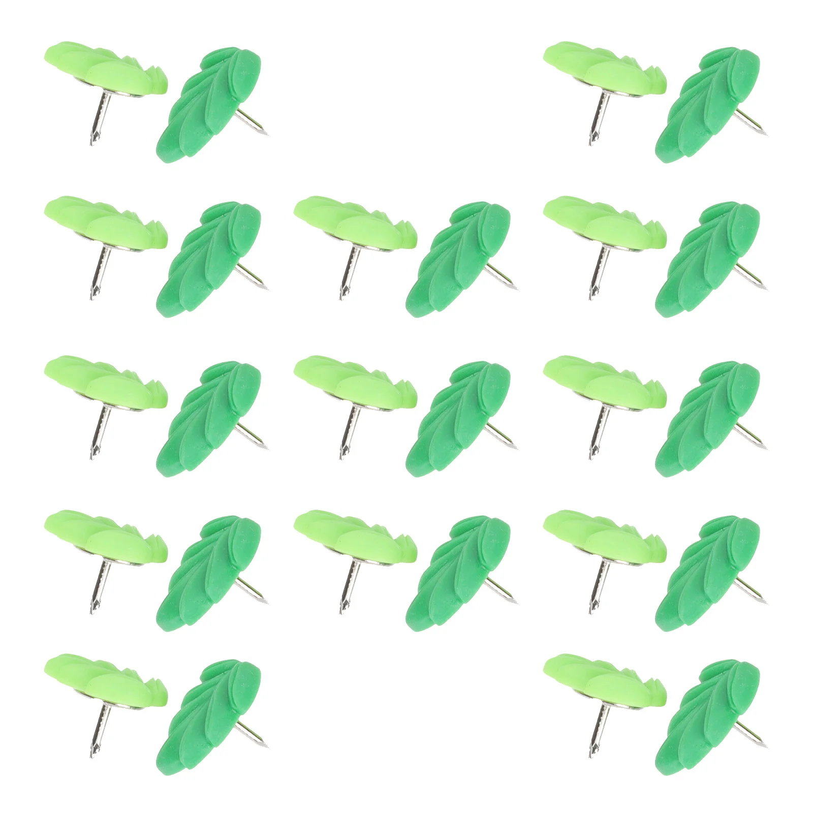 

50Pcs Decorative Leaf Push Pins Resin Thumbtacks for Bulletin Boards Photo Walls Travel Maps Cork Pins Office Classroom