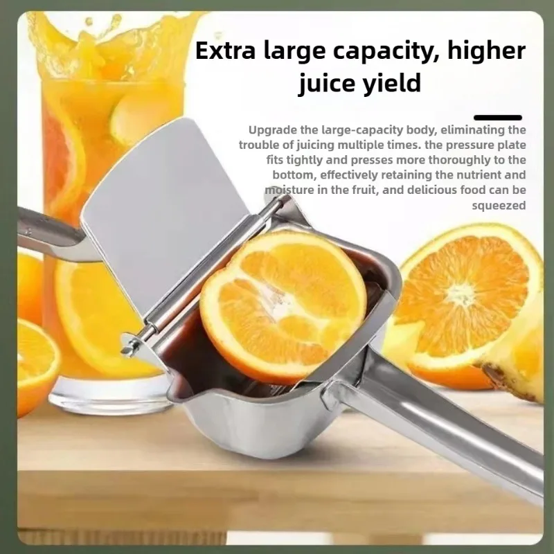 

Household Fruit Pomegranate Lemon Juicer Made of Stainless Steel Material Simple and Labor-saving Manual Juicer for Orange Juice