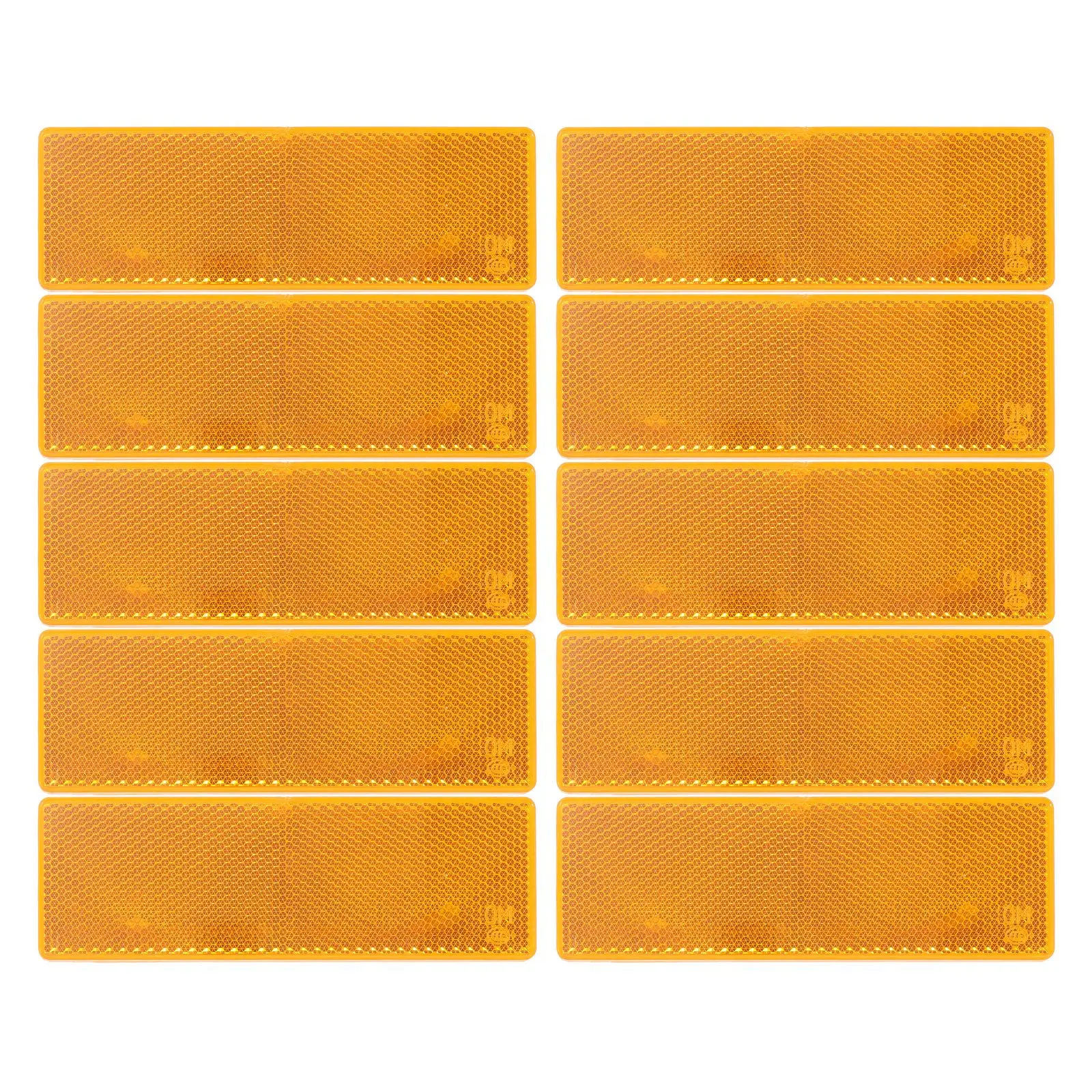 25 قطعة شريط عاكس مقاوم للماء ذاتية اللصق ملصقات عاكسة لباب السيارة تحذير السلامة للرؤية الليلية العسل #1