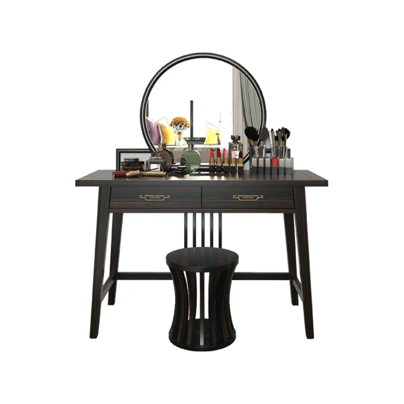 

New Chinese light luxury high-end ebony makeup table modern simple makeup table
