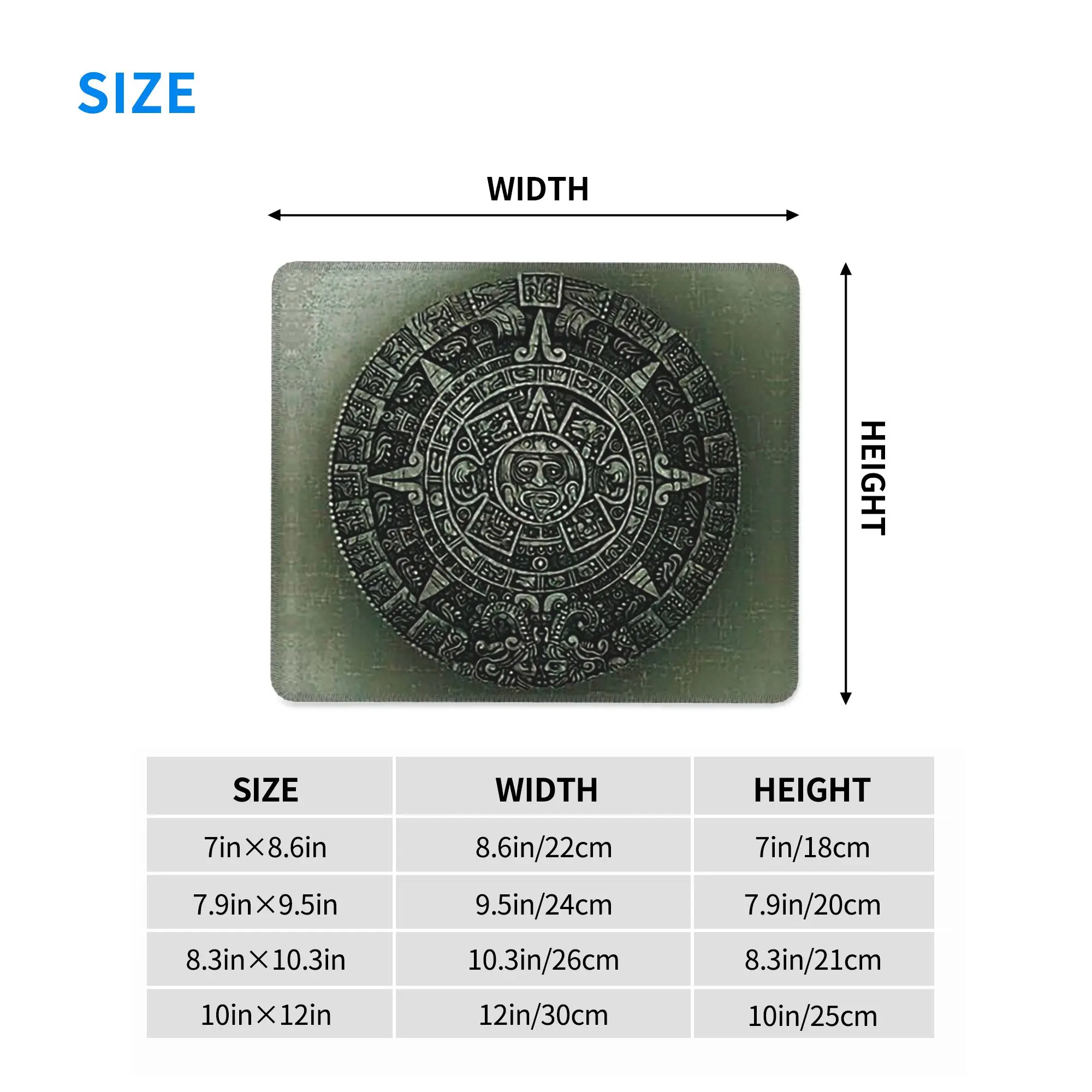 Aztec التقويم الجرونج ماوس الوسادة الكمبيوتر لوحة المفاتيح ماوس حصيرة الألعاب الكمبيوتر المحمول مكتب حصيرة مكتب الملحقات الجدول الحصير