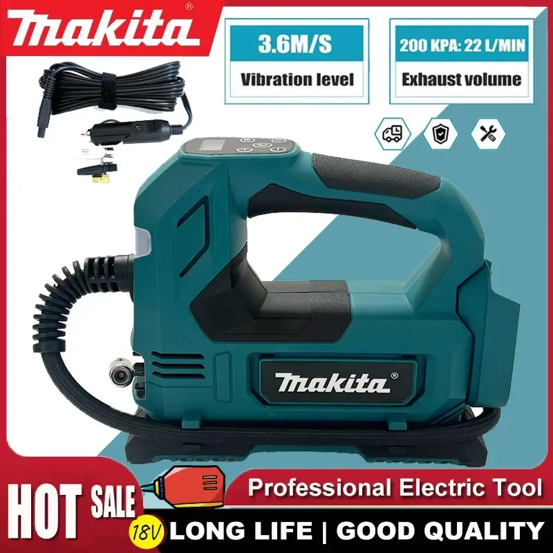 

Makita Automatic Cordless Inflator Electric Air Pump Car Tire Handheld Air Compressor Car Tyre Inflator Electric Motorcycle