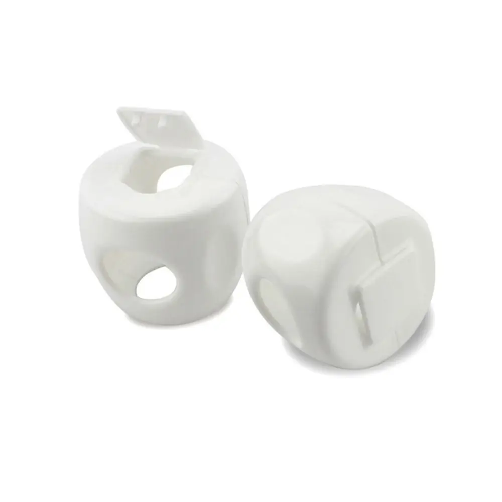 

Durable PP Baby Safety Door Knob Cover Childproof Round Door Knob Child Proof Cover Reusable White Door Knob Locks