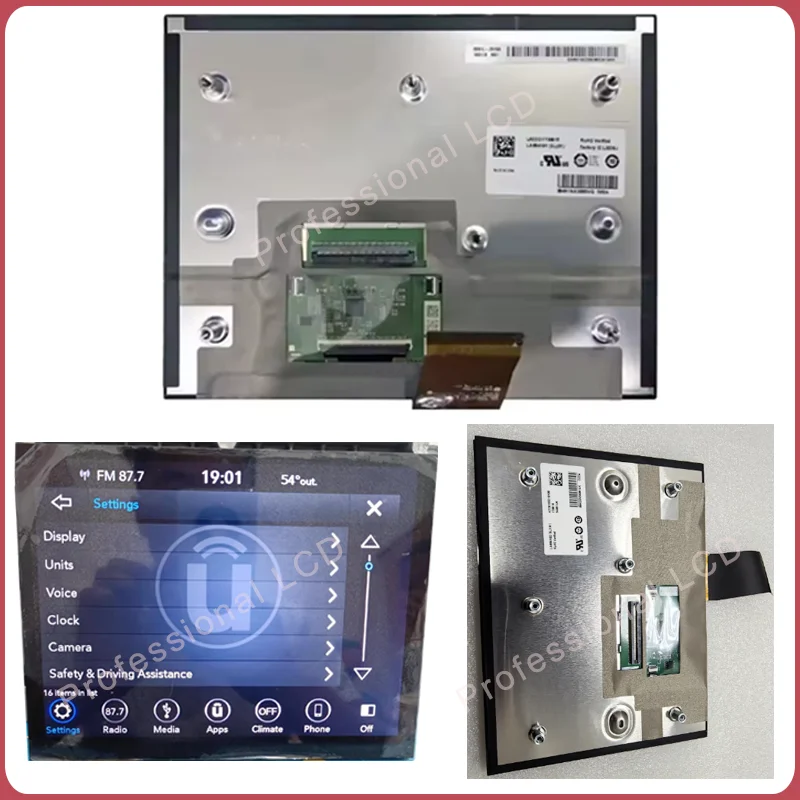 LA084X01-SL01 LA084X01-SL02 LA084X01-SL03 Original New 8.4 inch LCD Display Touch Screen Panel J eep Ucon nect LA084X01
