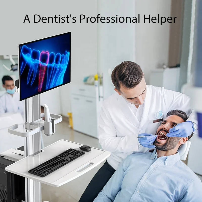 حار بيع الحل الرقمي كرسي الجانب الراقية لطيفة عربة الماسح الضوئي داخل الفم الماسح الضوئي للماسح الضوئي داخل الفم