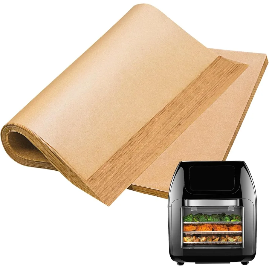 Forros para fritadeira a ar descartáveis, compatíveis com CHEFMAN 10 Qt Multifunctiol, acessórios para fritadeira a ar digital, papel pergaminho lixívia