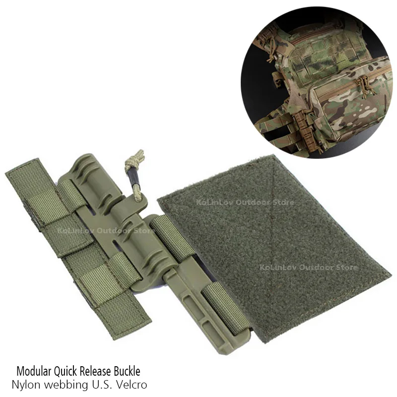 Tactical Vest MOLLE Modular Quick Release Buckle Militar Quick Tunnel Response Slide Buckle for JPC CPC 6094 XPC Hunting Vest