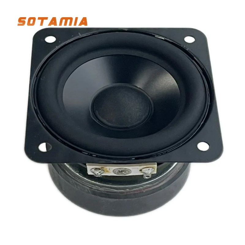 SOTAMIA 2pcs 2.75 Inch 70mm Full Range HIFI Speaker 8 Ohm 10W Aluminum Basin Rubber Edge Home Smart Speaker for Harman