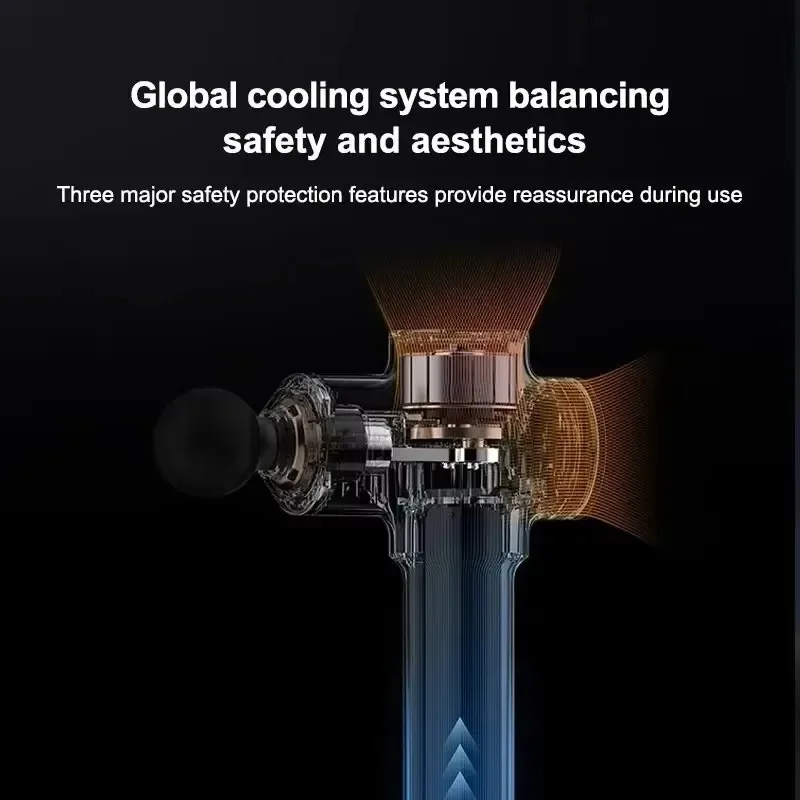 جهاز تدليك Xiaomi Mijia Fascial Gun Pro الجديد لاسترخاء العضلات 35 كجم وضع مزدوج ذكي بحد أقصى 12 تعديل قوة التروس