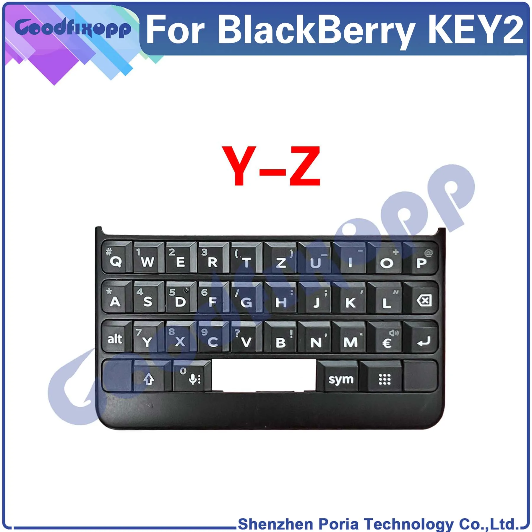 For BlackBerry Keytwo KEY2 BBF100-6 BBF100-1 BBF100-2 BBF100-4 Keyboard Button Keypad Repair Parts Replacement