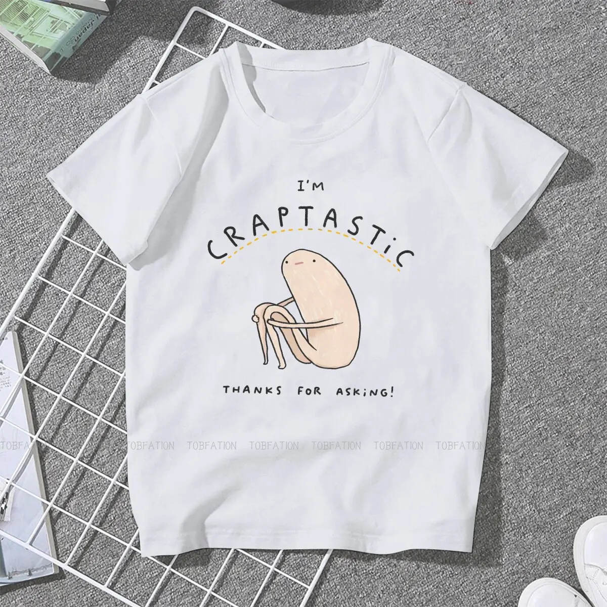 Meme Design Women T Shirt Honest Blob Craptastic Female Tops 5XL Graphic Kawaii Tees Ladies Oversized Tshirt