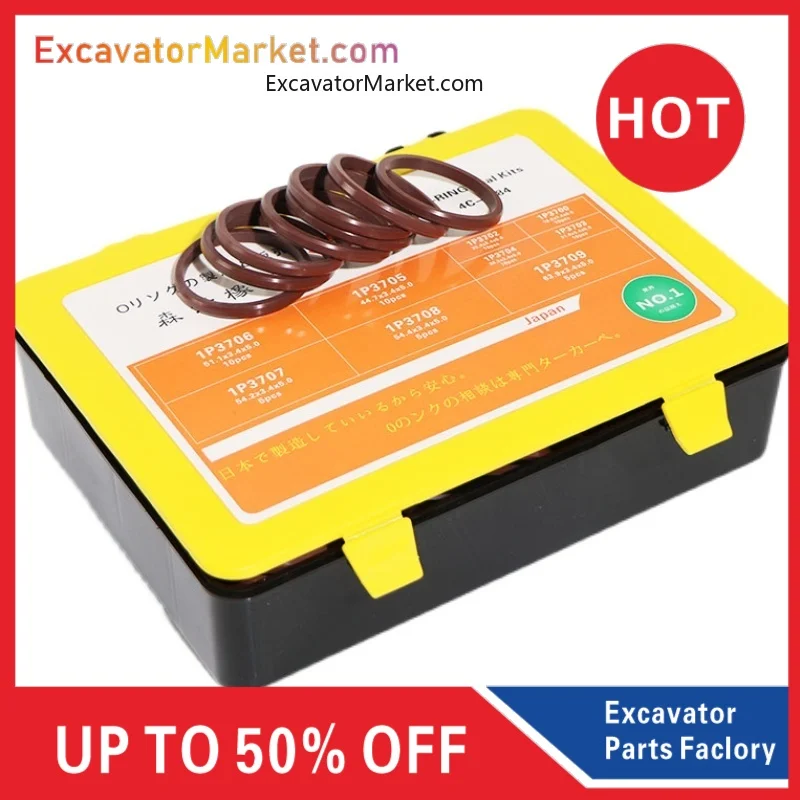 

For Caterpillar Cat Cat320 323 324b Cd Square Rubber Ring O-ring Repair Box Sealing Ring Excavator High Quality