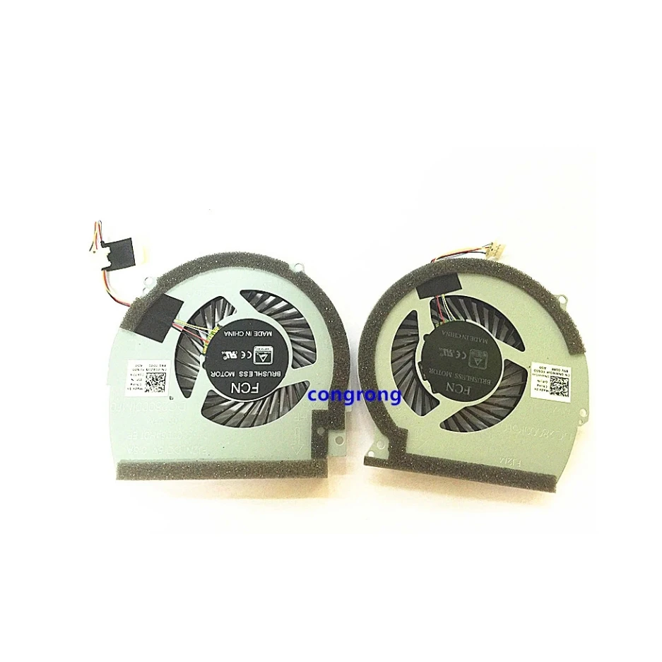 laptop CPU GPU cooling fan Cooler radiator for Dell Inspiron INS15 7566 7567 15 7000 0147DX 0NWW0W DC28000IMF0 DC28000IOF0