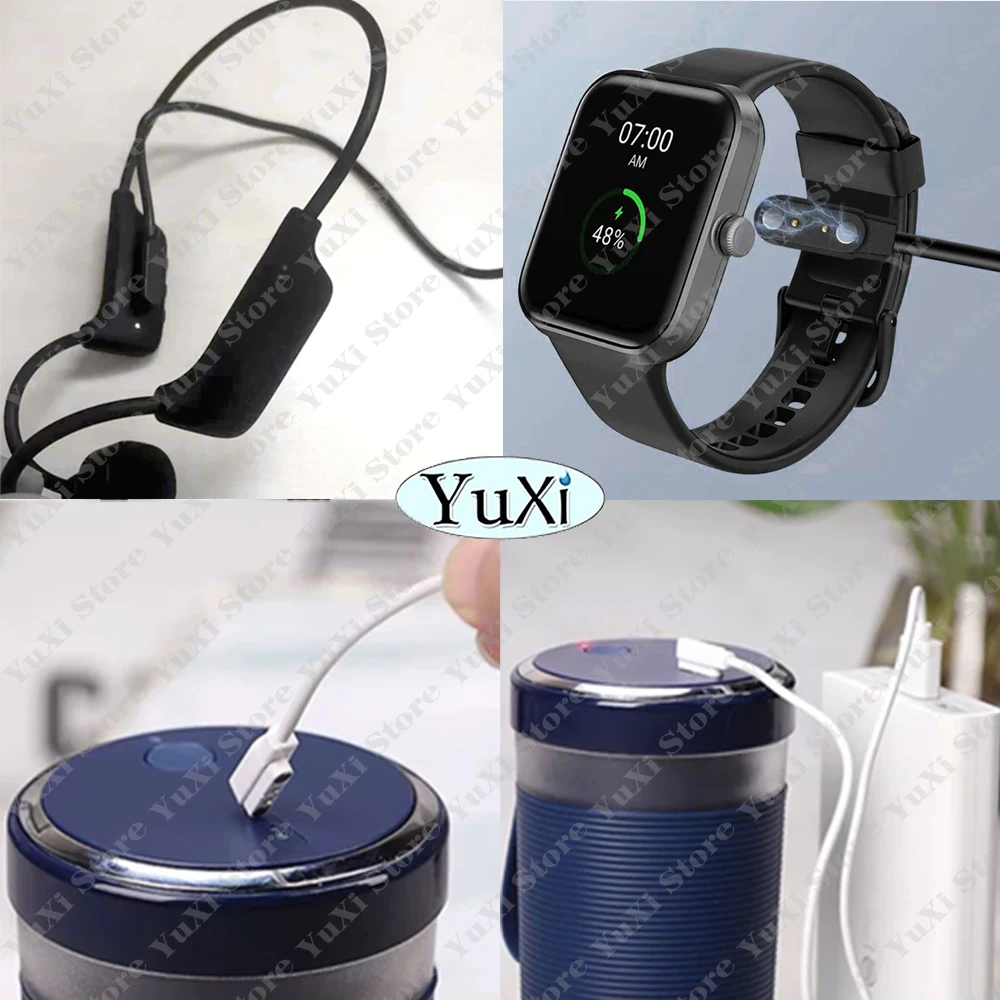 2Pin 4Pin für Smartwatch Magnetische USB Typ-C Dock Ladekabel Kabel Adapter für Erwachsene Kinder Smart Uhr power Ladekabel – Detail 4
