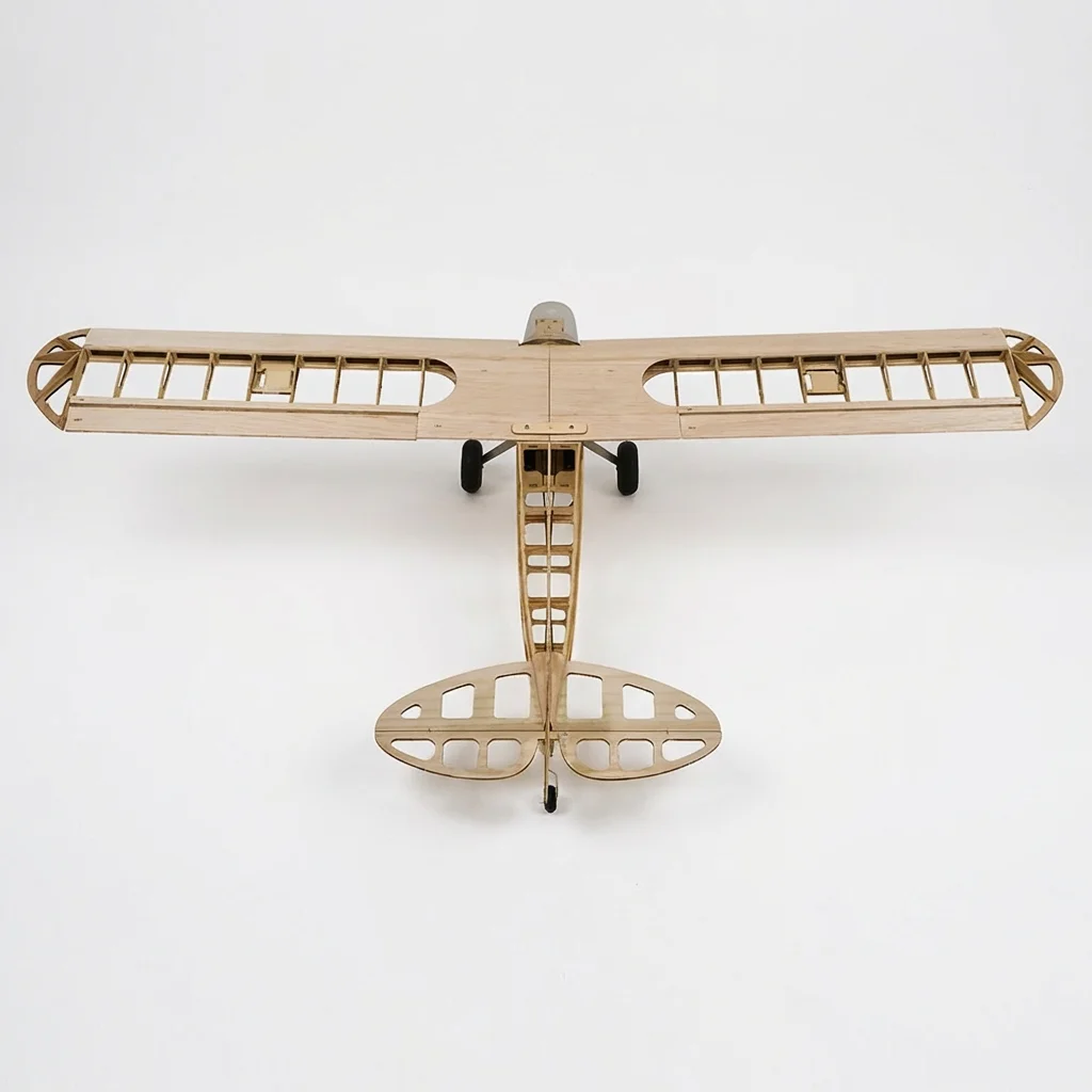 J3 Cub Balsa Wood Model Airplane Kit, 1180mm Wingspan, Scale RC Plane, Beginner Friendly DIY Assemble, All Parts Included, Laser - view 4