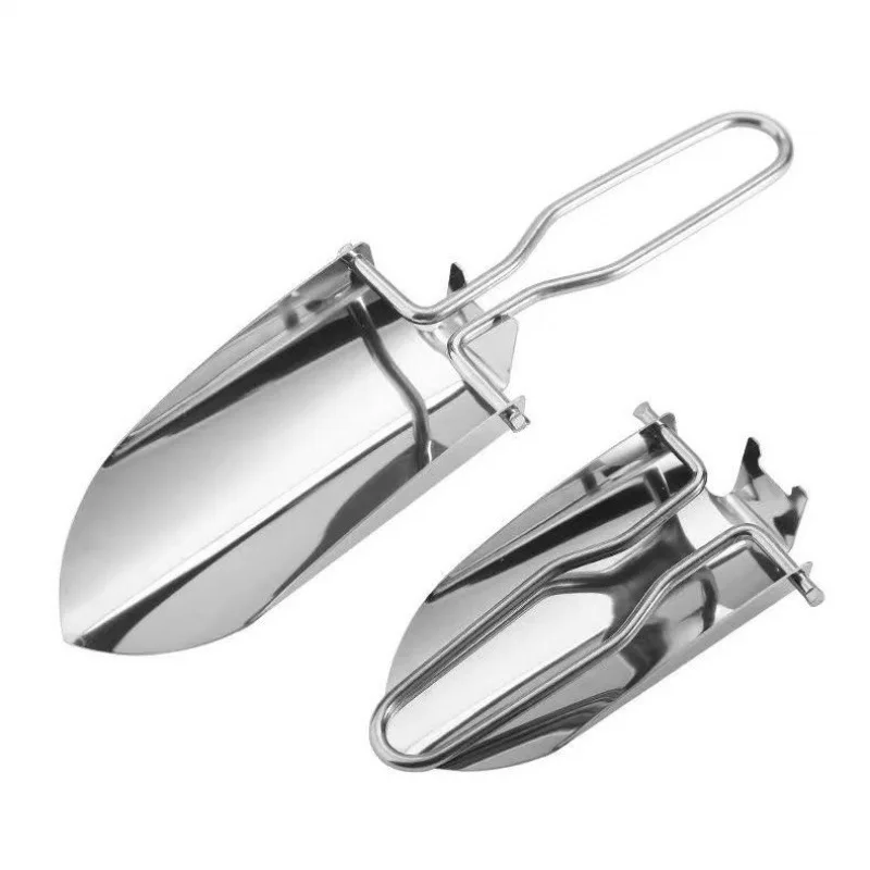 

Portable Stainless Steel Folding Shovel Is Versatile And Suitable For Planting And Transplanting Flowers Plants And Garden Tools