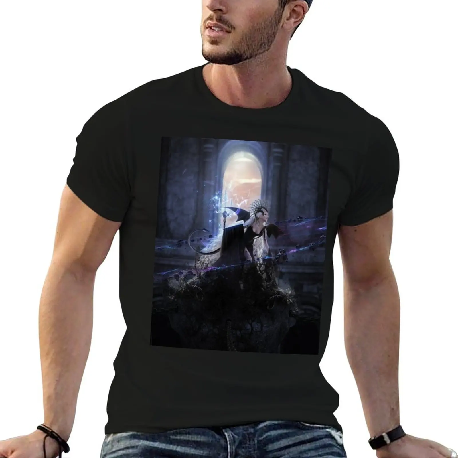 

cotton man brand luxury quality t T-Shirt high damned shirts shirt The the 100% men queen of t