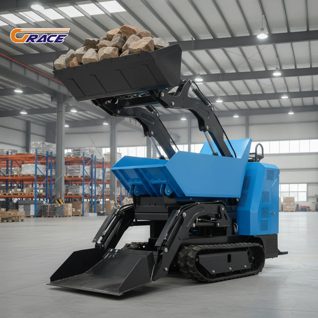 

Customizable 500kg Mini Crawler Dumper Truck EURO 5 EPA Small Track Dumper High Quality Fast Shipping