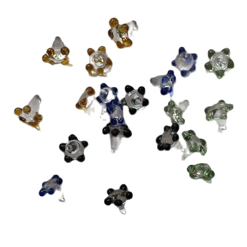 10pcs/lot Hand Daisy Glass Screens for Bowls Accessories